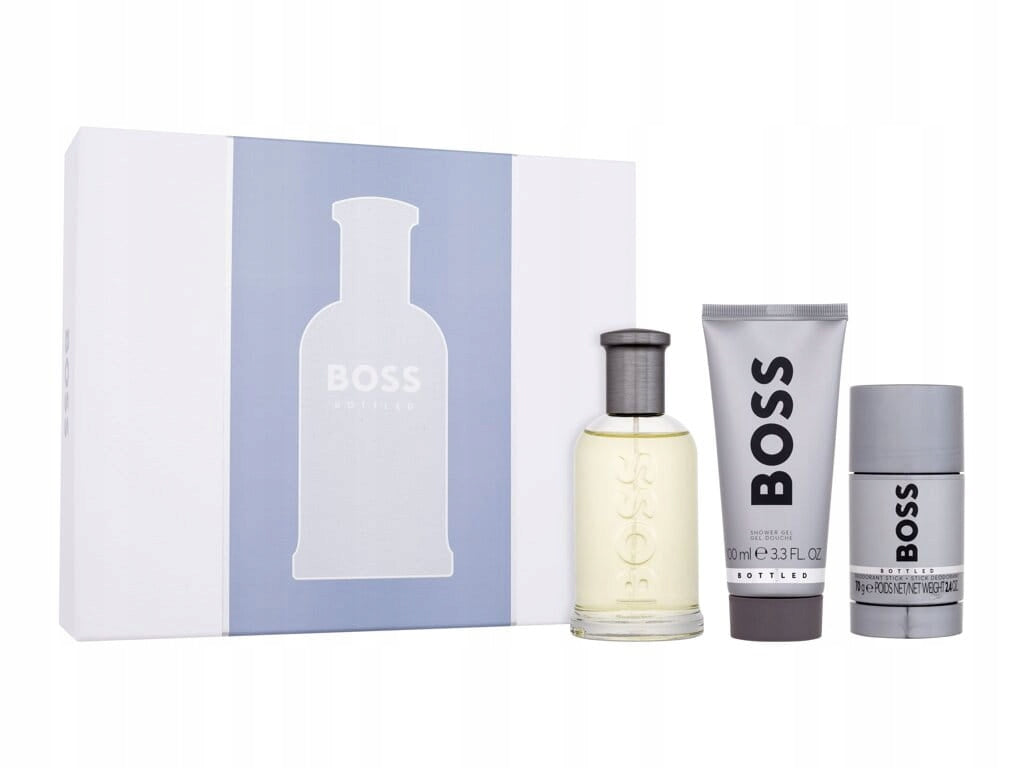 Hugo Boss - Bottled EDT 100 ml + Showergel 75 ml + Deo Stick - Giftset
