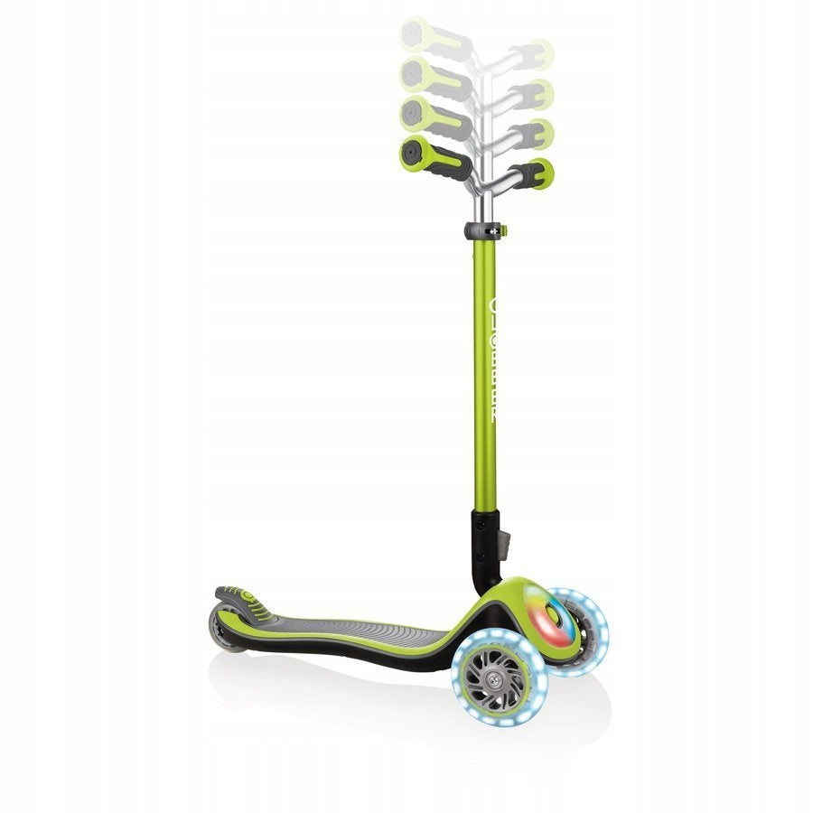 Paspirtukas Globber Elite Prime Flashing, mėlynas, 444-800