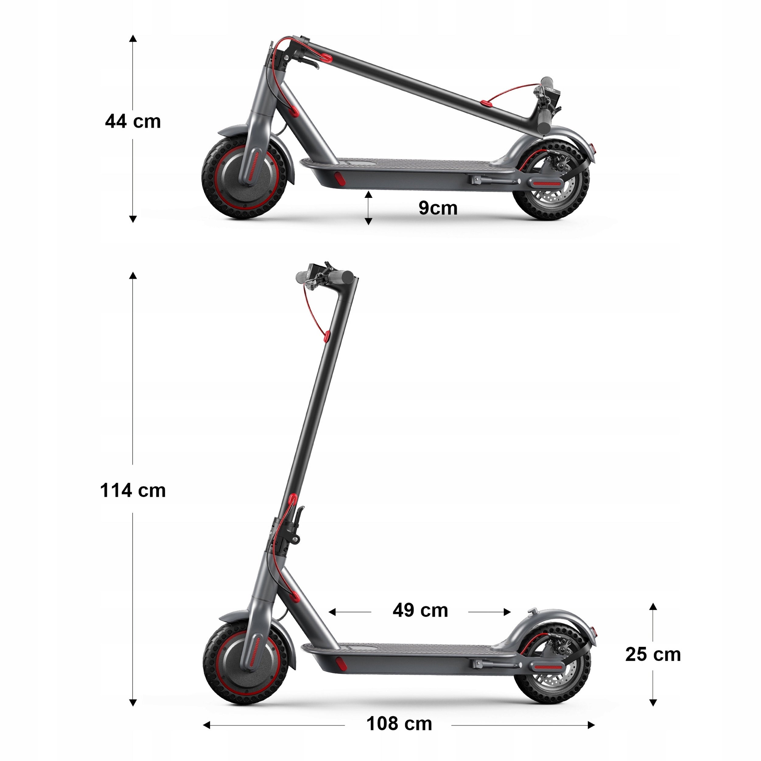 Hulajnoga Elektryczna Dla Dorosłych EMOKO T4 PRO 30 km, 350W 36V 10,4Ah APP Manufacturer code HT-T4-PRO