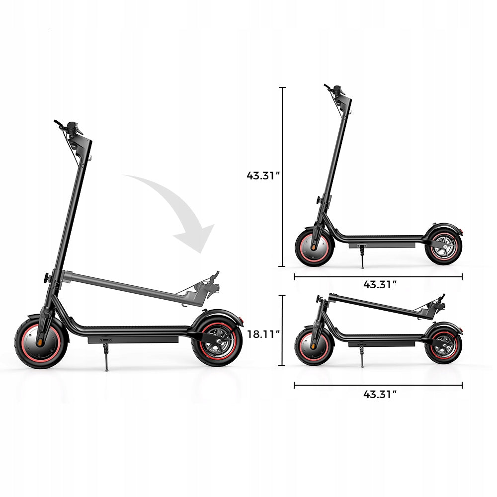 Hulajnoga elektryczna Electric Scooter Miejski 350W 120kg 36V 7.8Ah z App Shock absorption front and rear