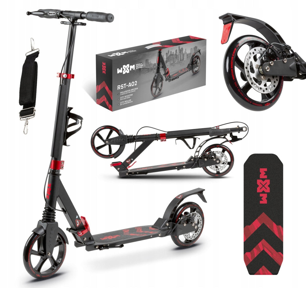 Paspirtukas WXM Urban, juodas