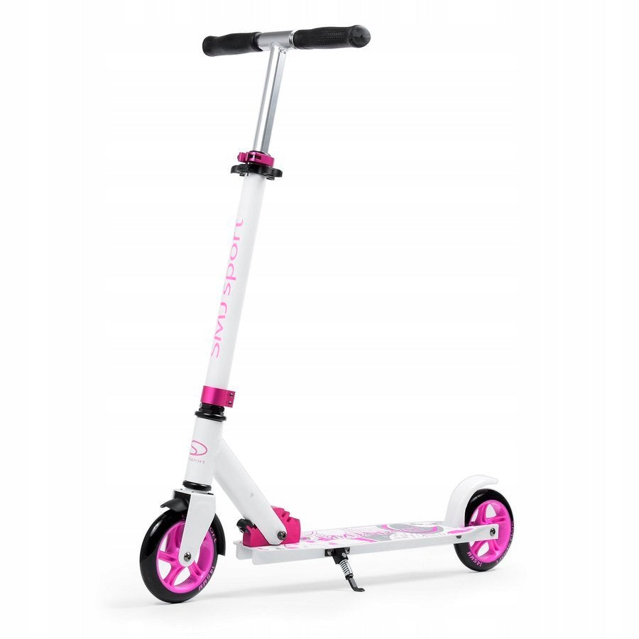 Paspirtukas SMJ sport NL-500-145, baltas, rožinis