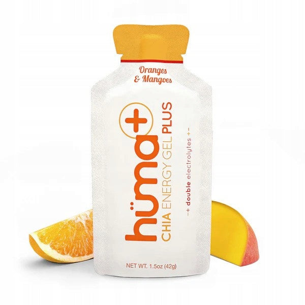 Huma Gel PLUS energy gel - orange-mango