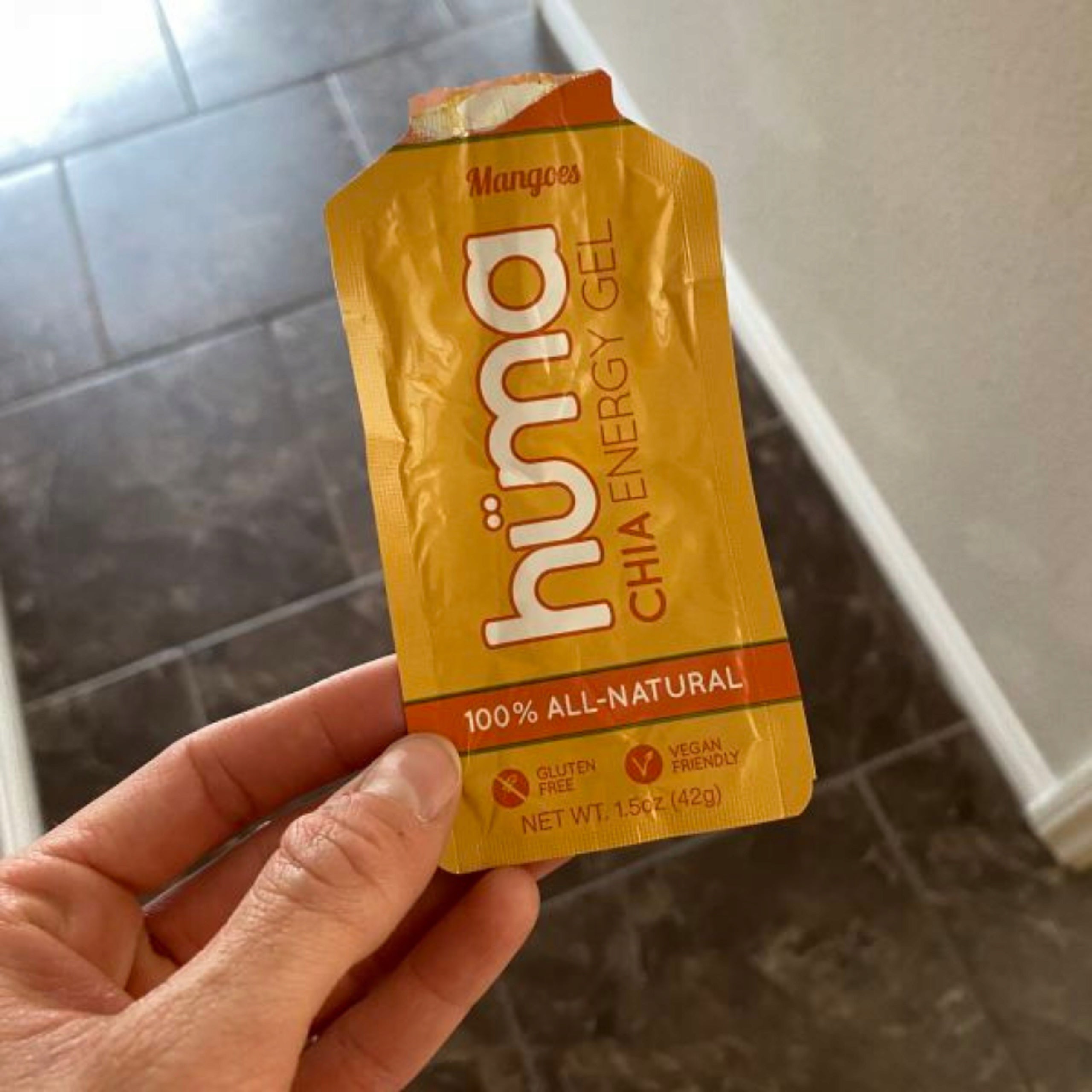 Huma Gel natural energy gel - mango 12 pcs. Packaging status original