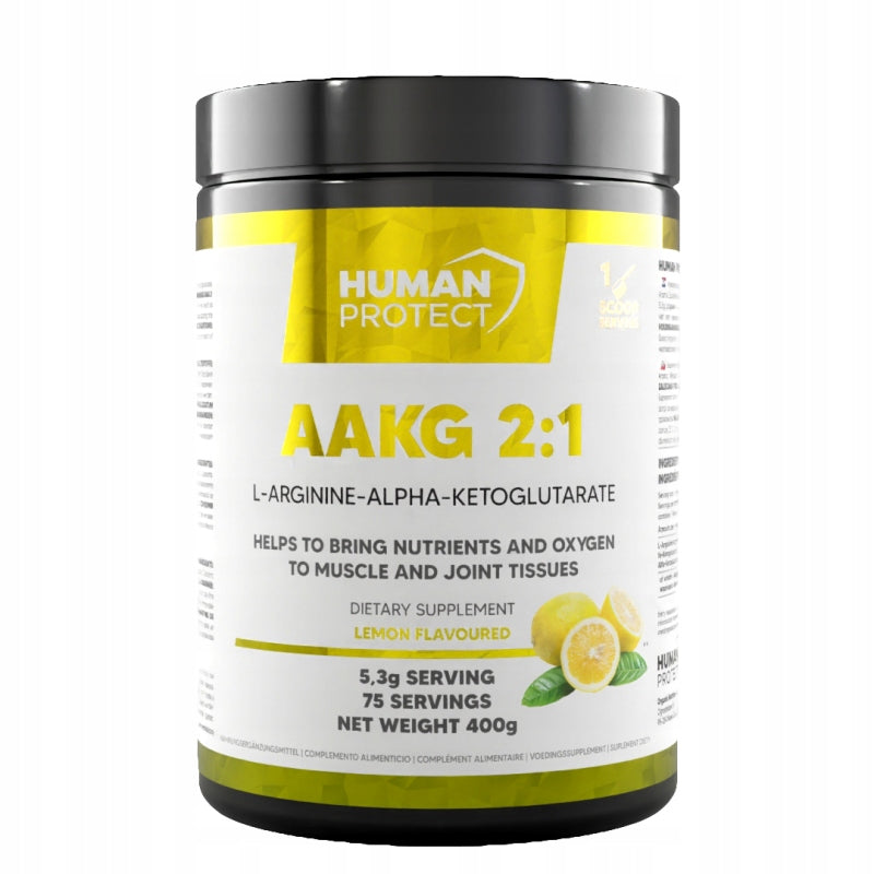 Human Protect AAKG 2:1 400g Arginine Muscle Pump - Lemon Brand Human Protect