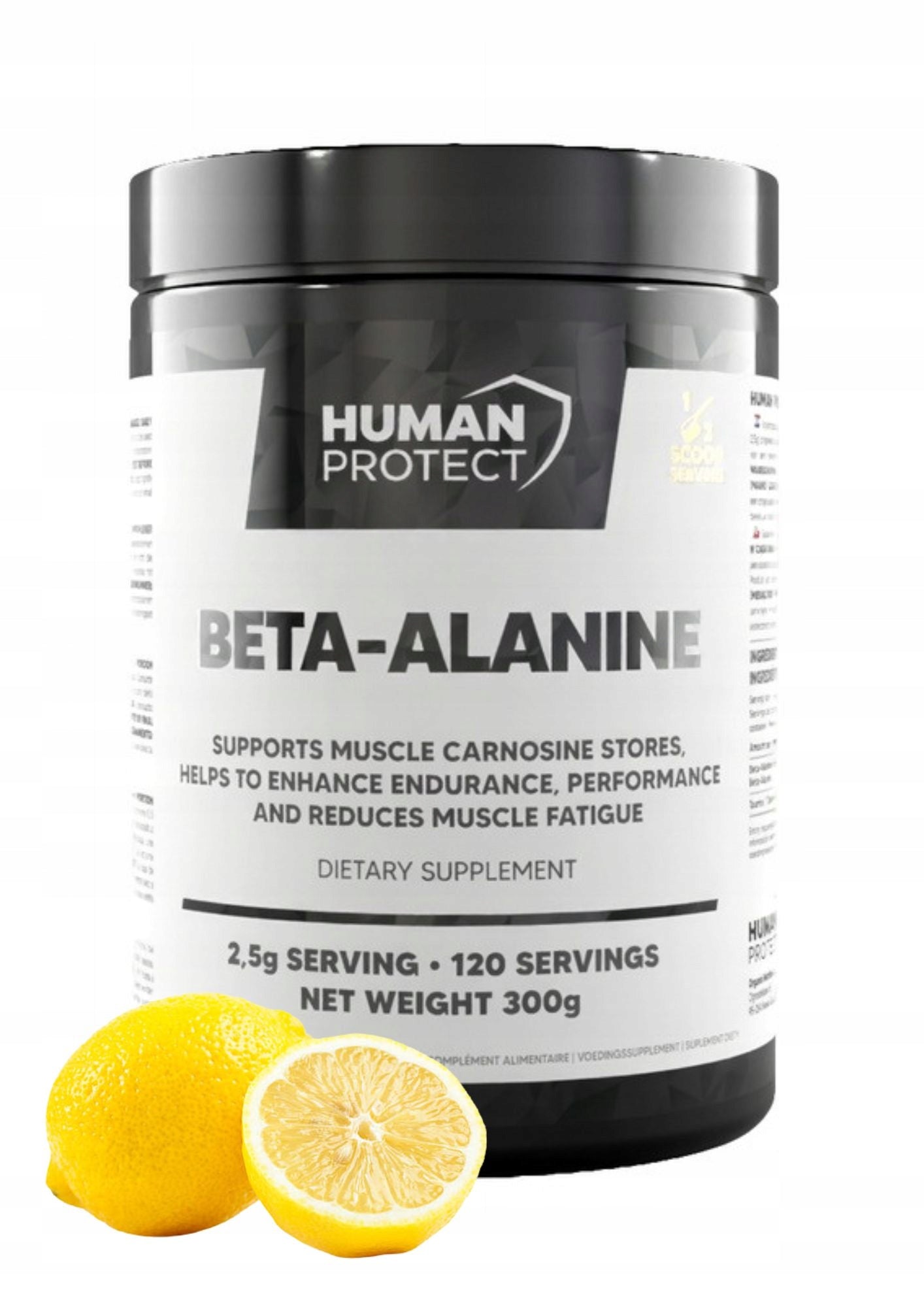 Human Protect Beta-Alanine 300g Beta Alanine Lemon
