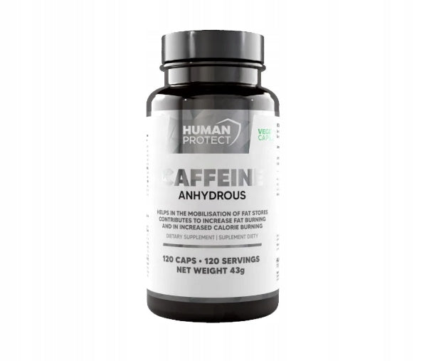 Human Protect CAFFEINE 200mg CAFFEINE 120k Energy Stimulation Burner