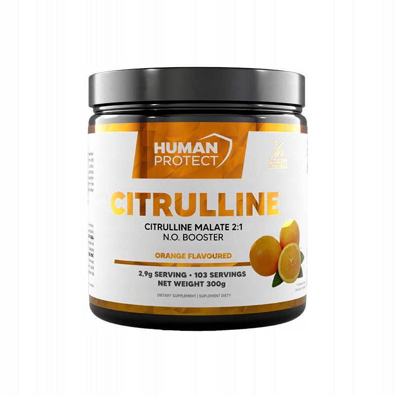 Human Protect CITRULLINE 300g Citrulline Pre-workout Orange