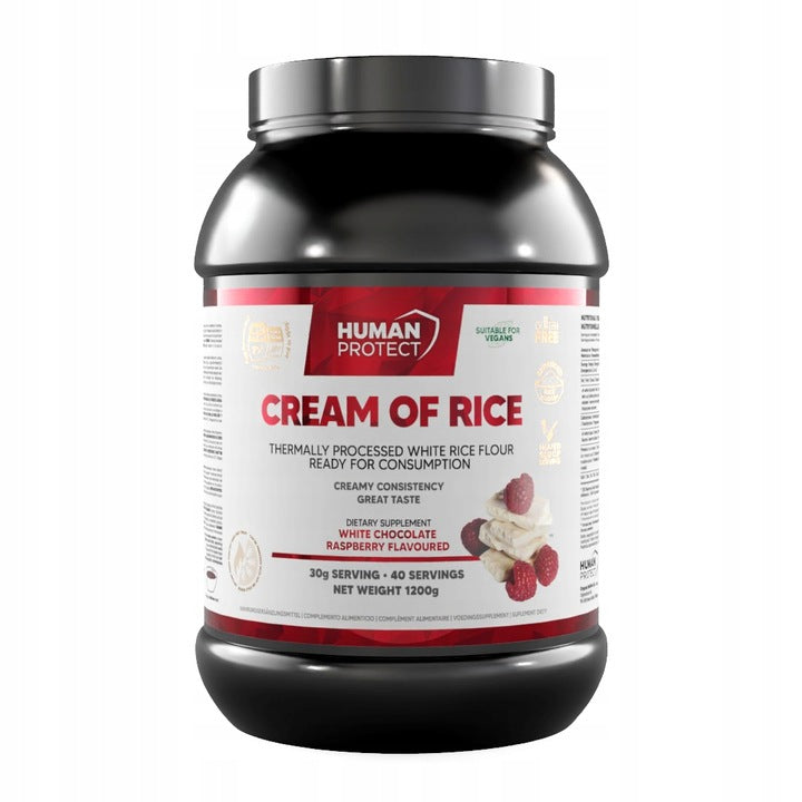 Human Protect CREAM OF RICE 1200g GRUEL RICE CARBOHYDRATE ENERGY