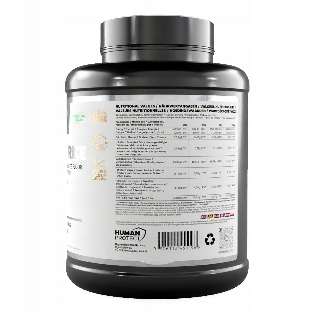 Human Protect CREAM OF RICE 2500g RICE GRUEL Natural 2,5kg EAN (GTIN) 5906112451196