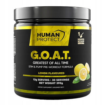 Human Protect G.O.A.T. 390g GOAT Comprehensive pre-workout Lemon