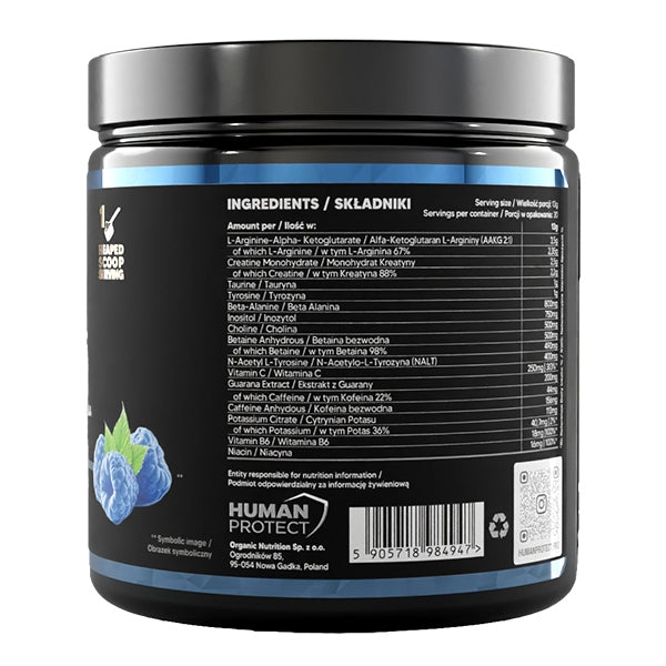 Human Protect G.O.A.T. 390g GOAT TRAINING Raspberry + freebie Packaging status original