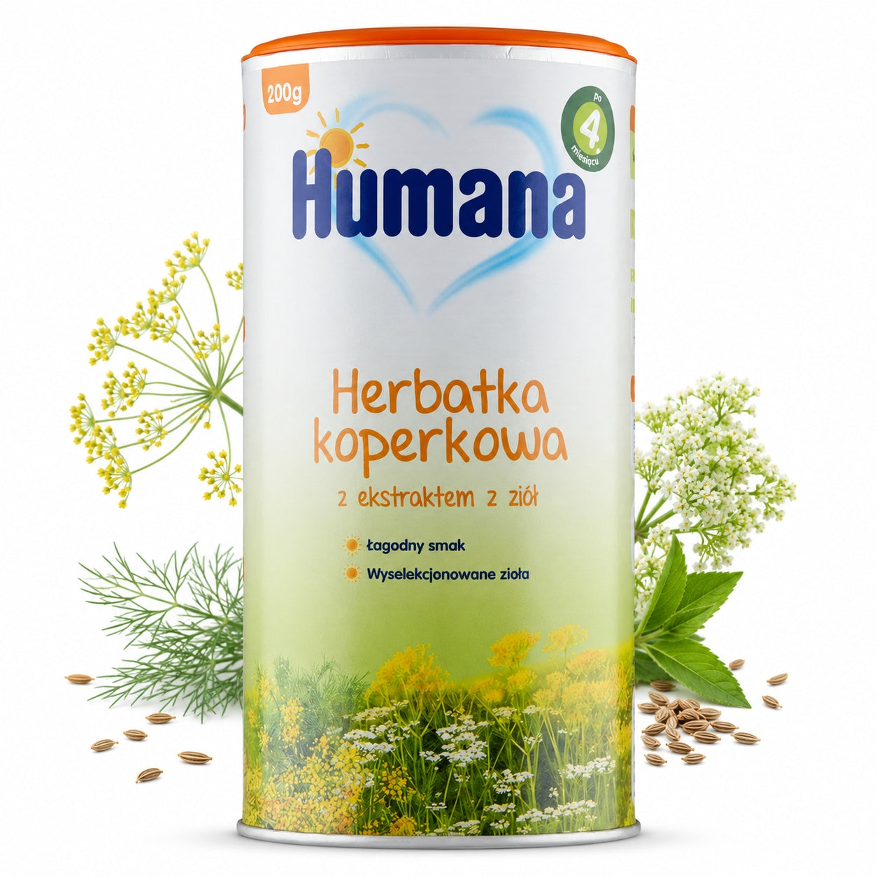 Humana Dill tea for babies after 4 months Granulated 200g