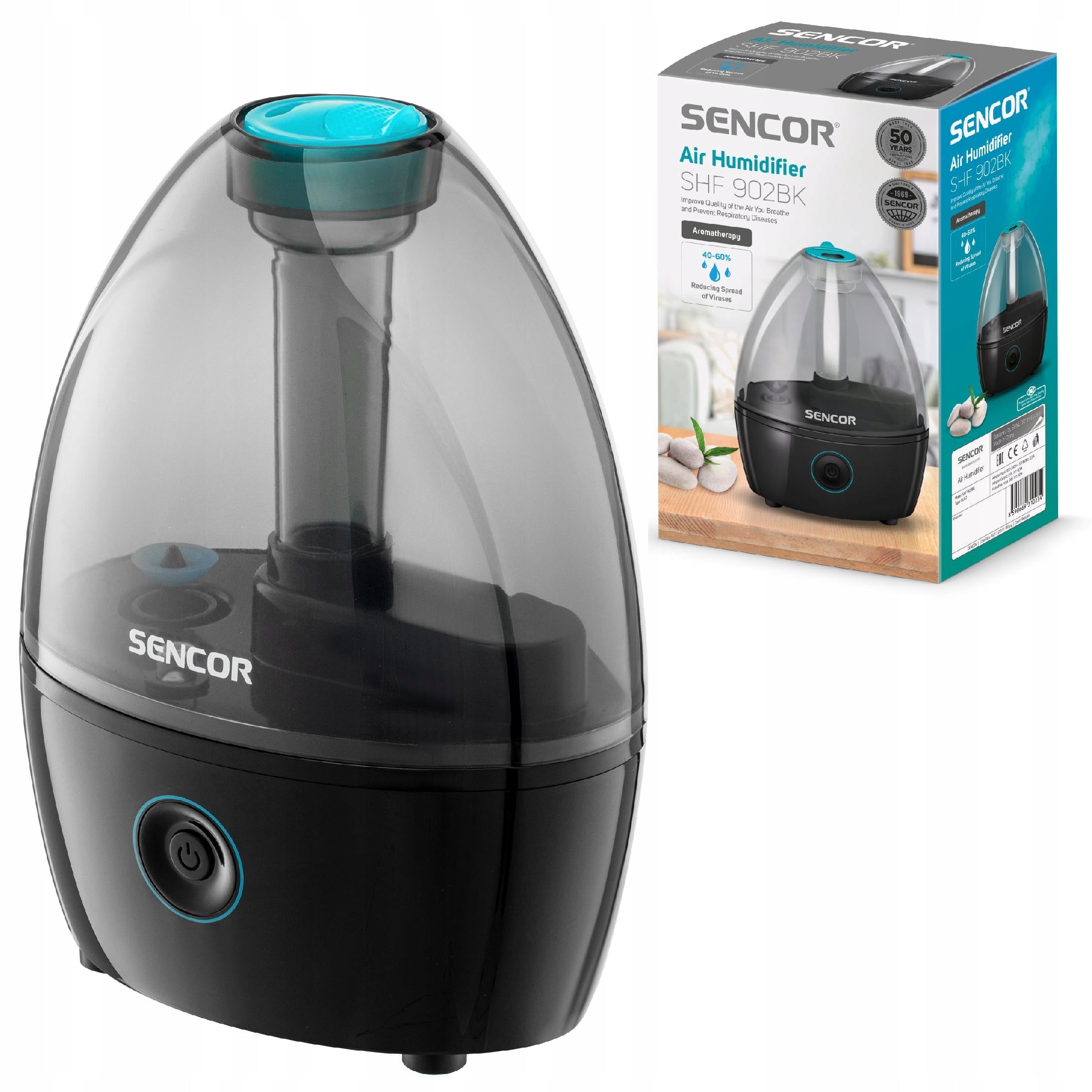 Humidifier Sencor SHF 902BK 90 ml/h 18m2