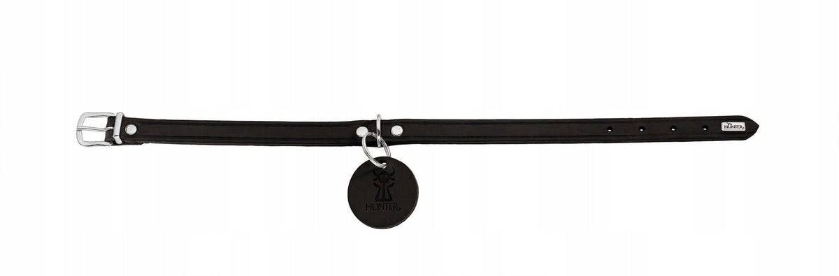 Hunter Aalborg collar black cowhide 60/L Manufacturer code 66040