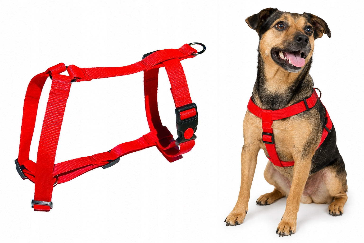 Hunter DOG HARNESS ADJUSTABLE SMOOTHLY STRONG PRESSURE-FREE Size M-L Manufacturer code 98632323