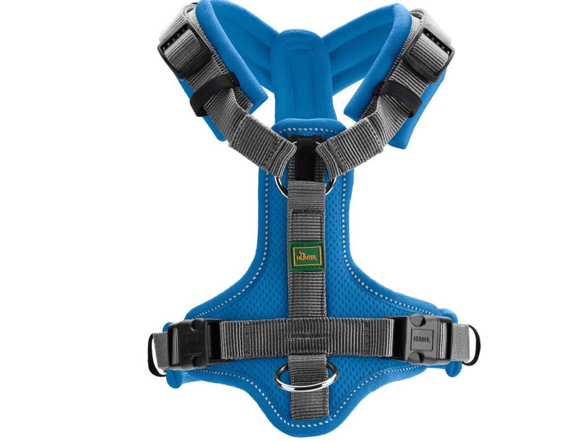 Hunter Maldon dog harness blue XS-S