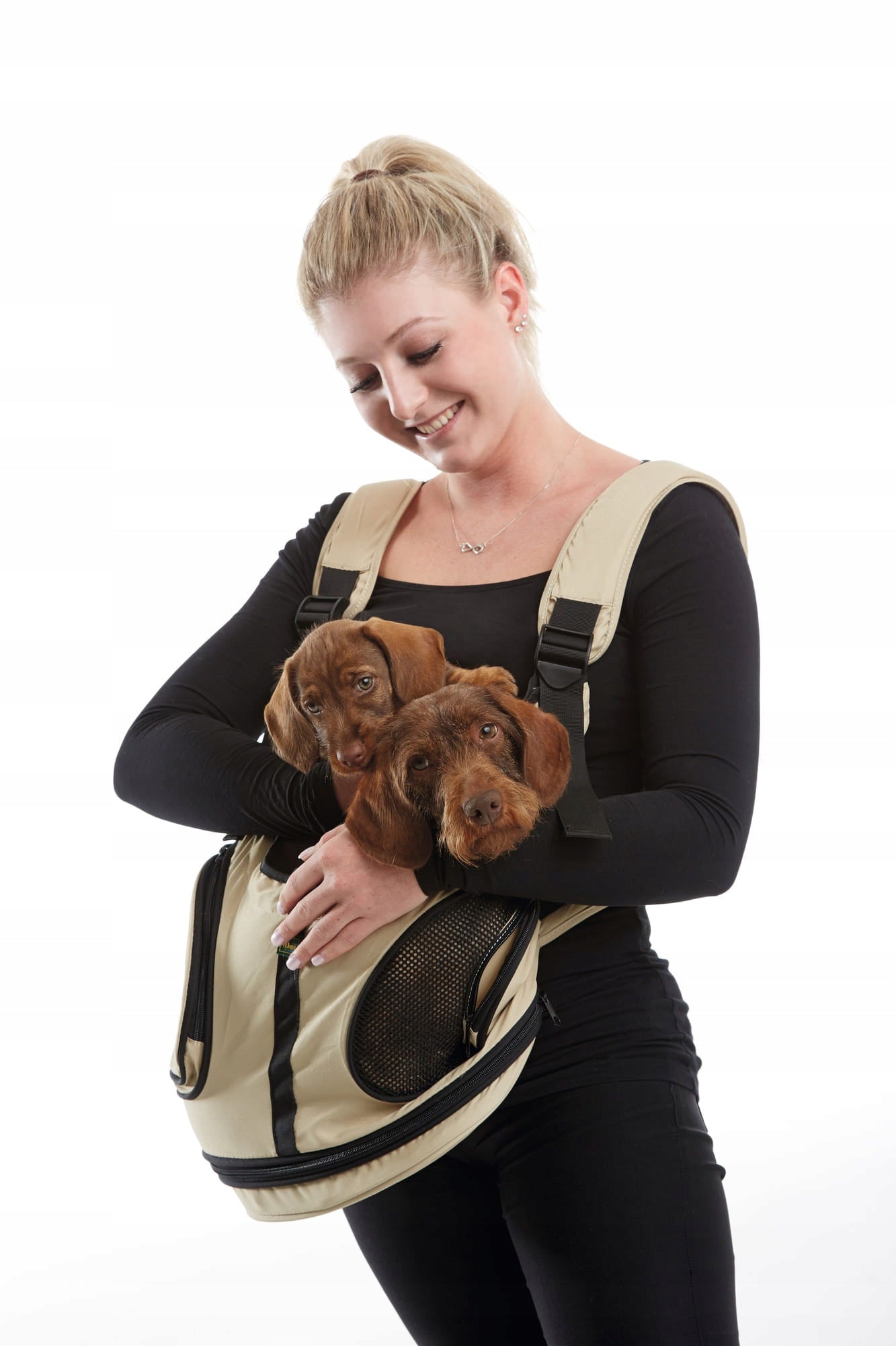 Hunter carry bag Outdoor-Kangaroo beige Product height 30 cm