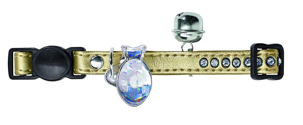 Hunter cat collar Modern Art Luxus gold