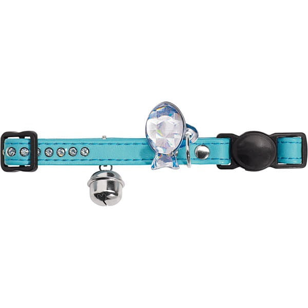 Hunter cat collar Modern Art Luxus turquoise