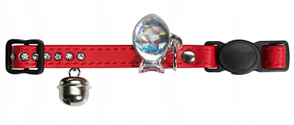 Hunter, elegant and safe, reflective cat collar with address card