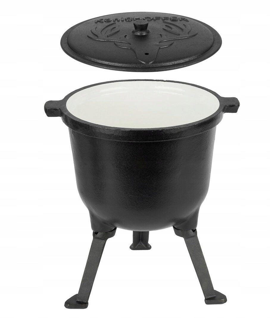 Hunting Boiler 8 L ENAMEL Cast Iron POT for Enamel Fireplace Manufacturer KonigHOFFER