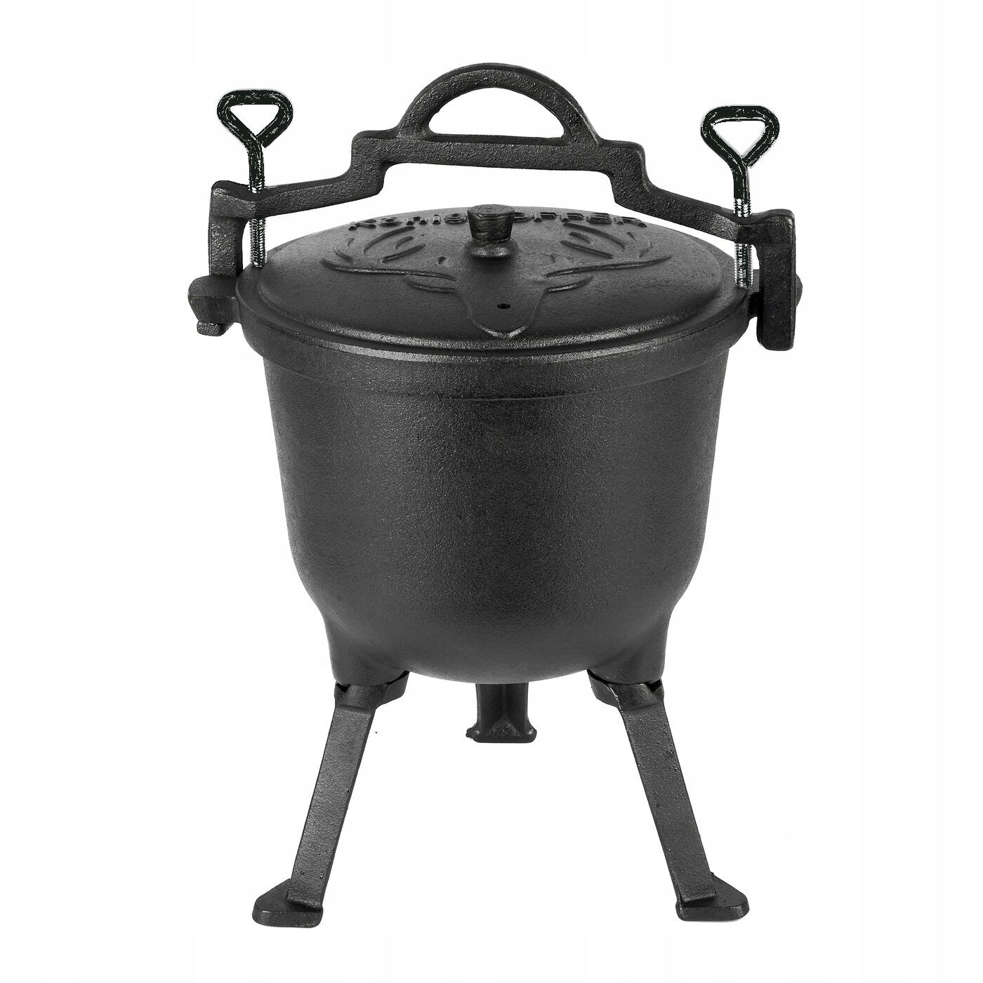 Hunting Boiler 8 L ENAMEL Cast Iron POT for Enamel Fireplace Packaging status original