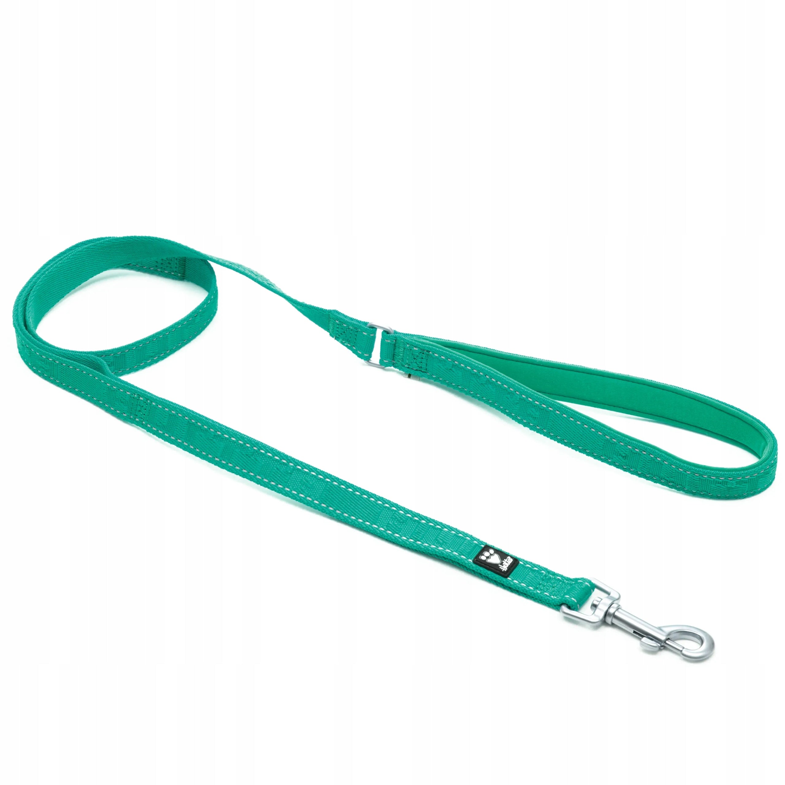 Leine Hurtta Casual Reflektierende ECO, 180 cm x 20 mm, grün/blau 