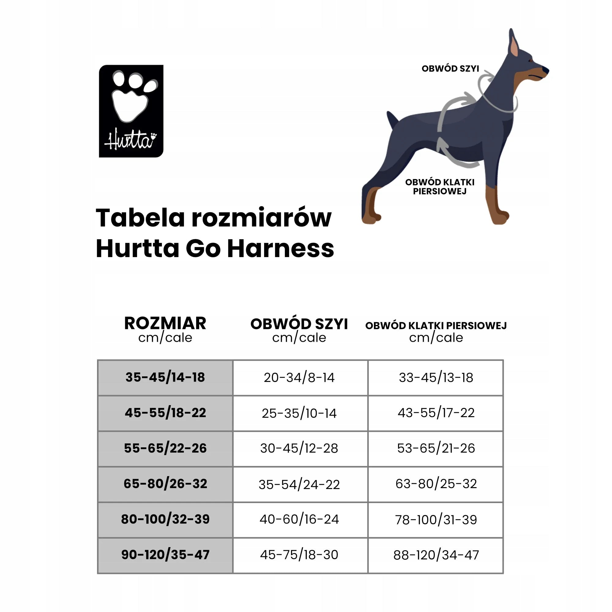 Hosenträger für Hunde Hurtta, 80-100 cm 
