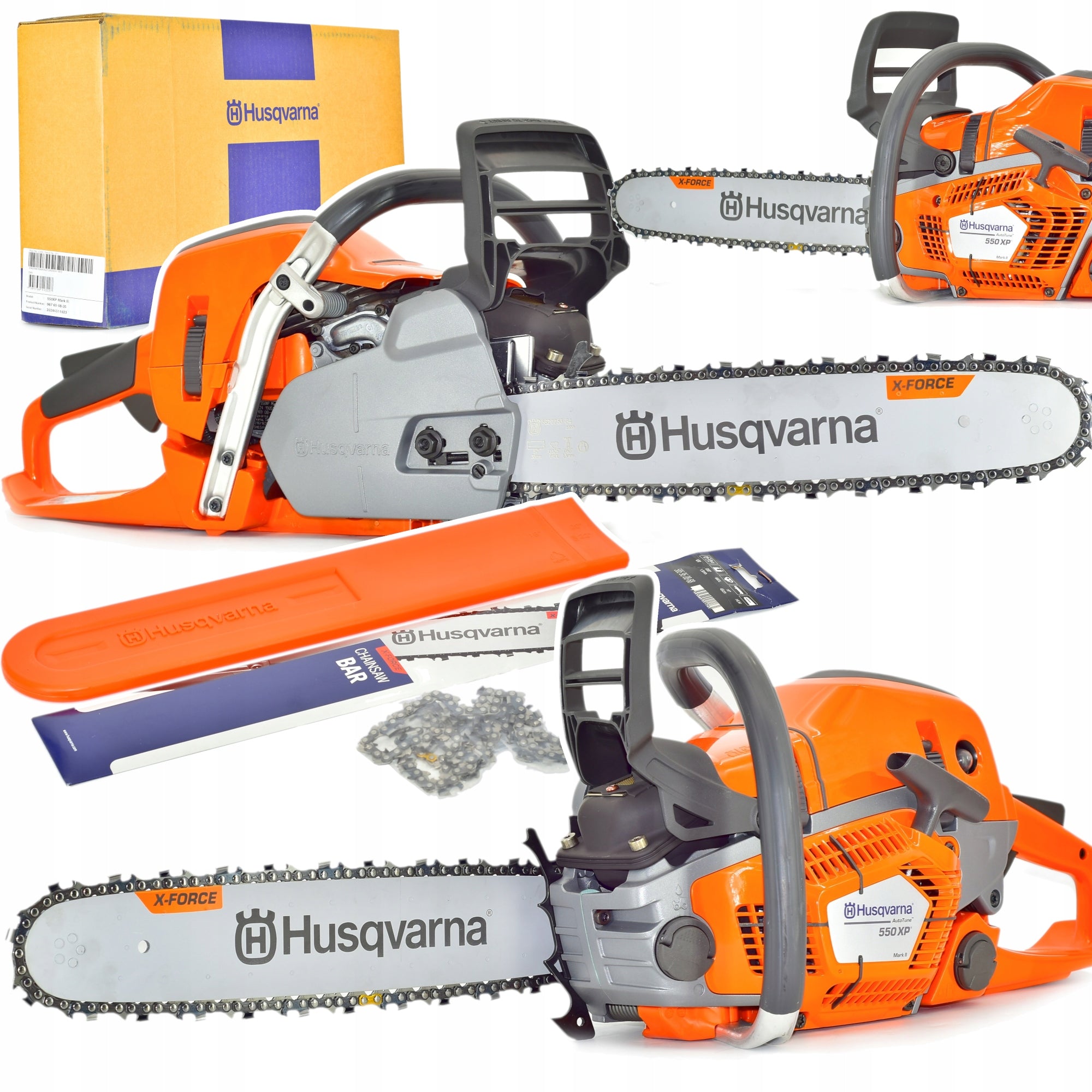 Husqvarna 550XP Mark II Saw Diesel Saw with 3,8 HP Profession 38cm