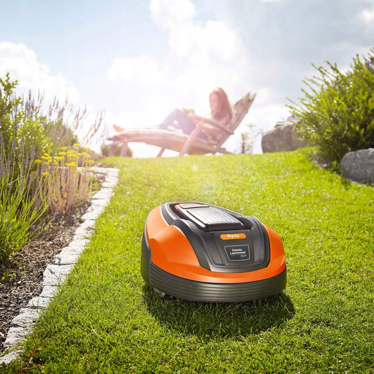 Husqvarna Flymo - Automatic robotic lawn mower Brand Husqvarna