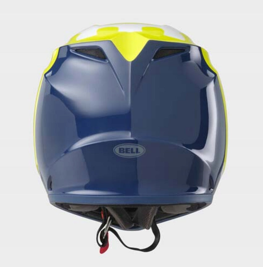 Husqvarna Motorcycle Helmet Bell Mx Mips Authentic Helmet Yellow-Blue XL Manufacturer's catalog number 3HS240016305