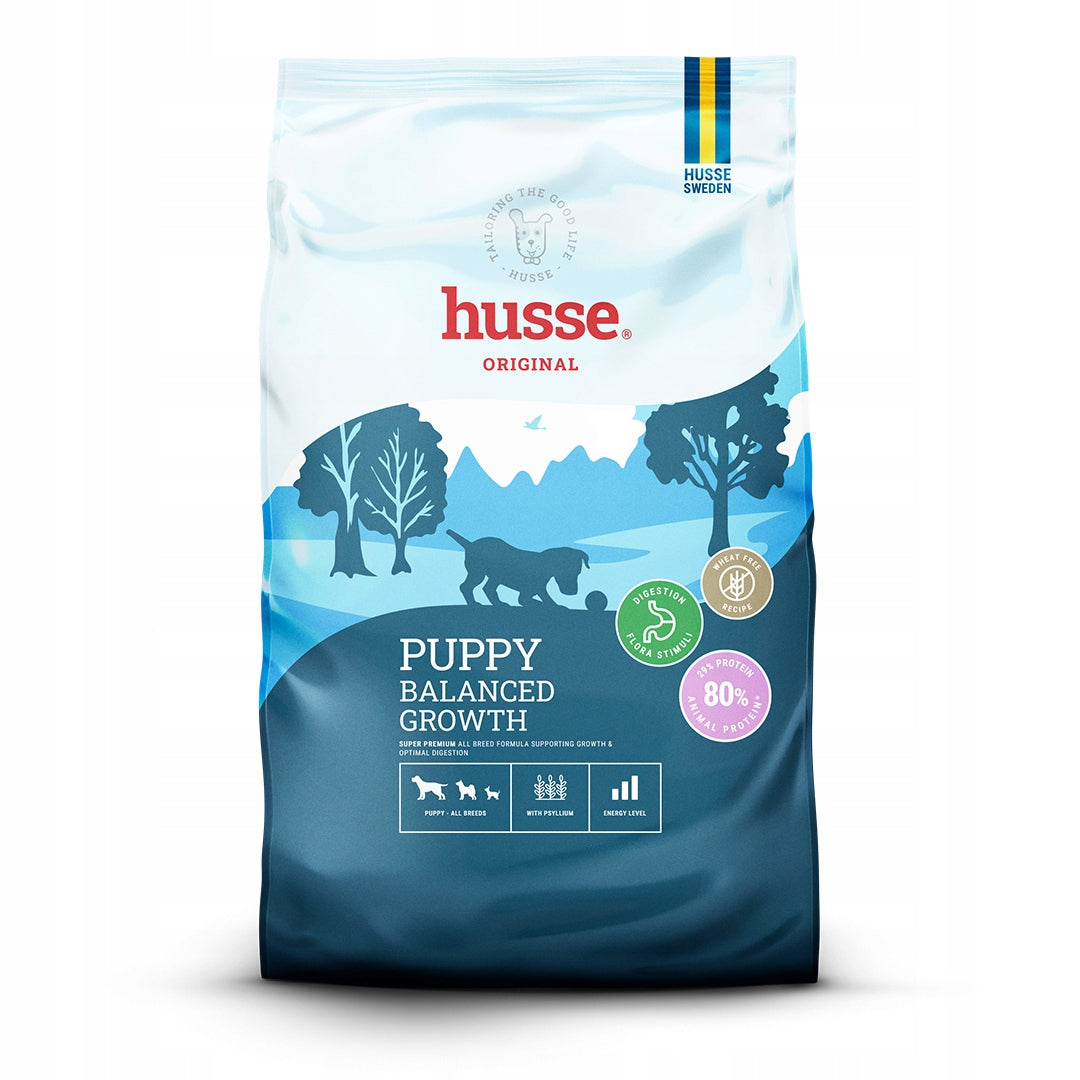 Husse Puppy Balanced Growth (d.Valp Plus) 12kg, healthy growth for puppies