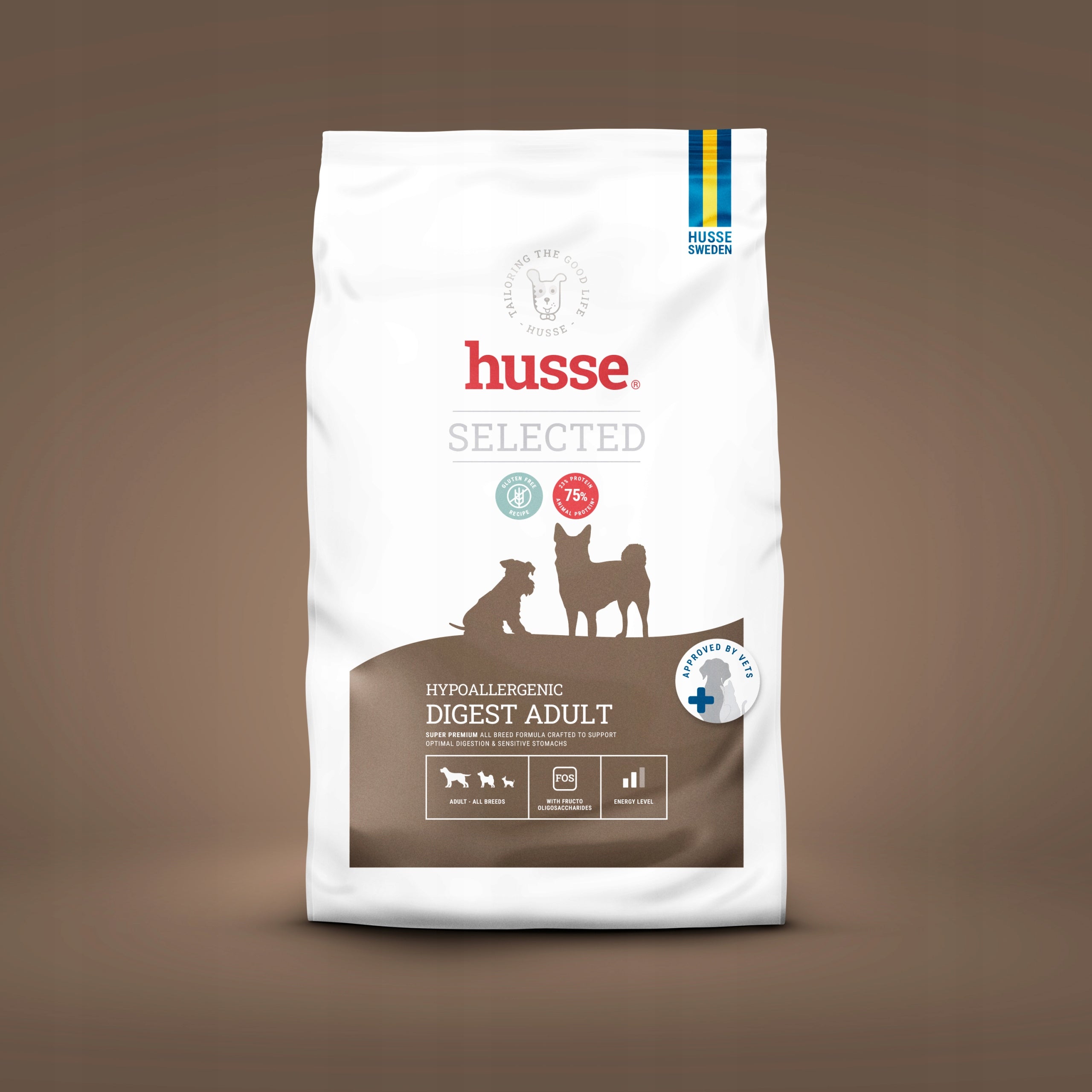 Husse hypoallergenic dog food lamb with salmon without gluten 12 kg Manufacturer code 7350049324401