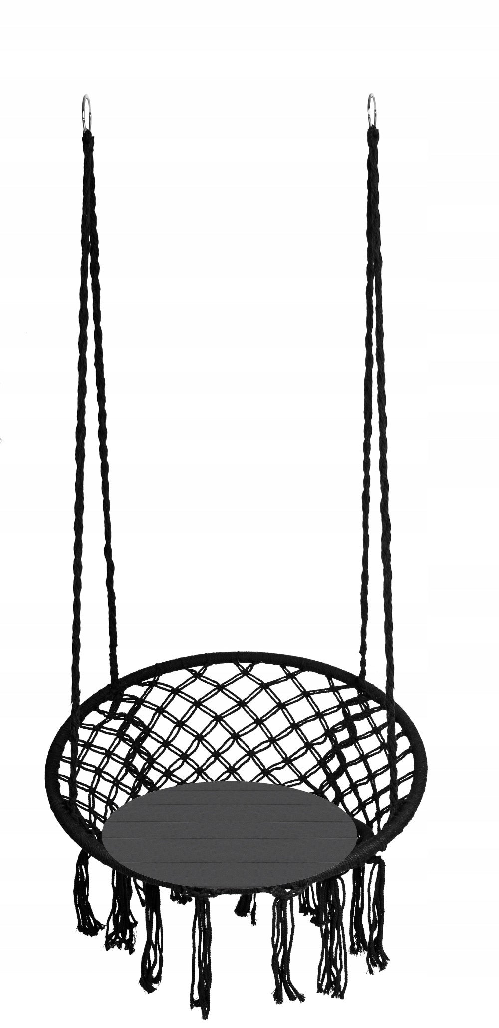Schaukel mit Rückenlehne, schwarz 