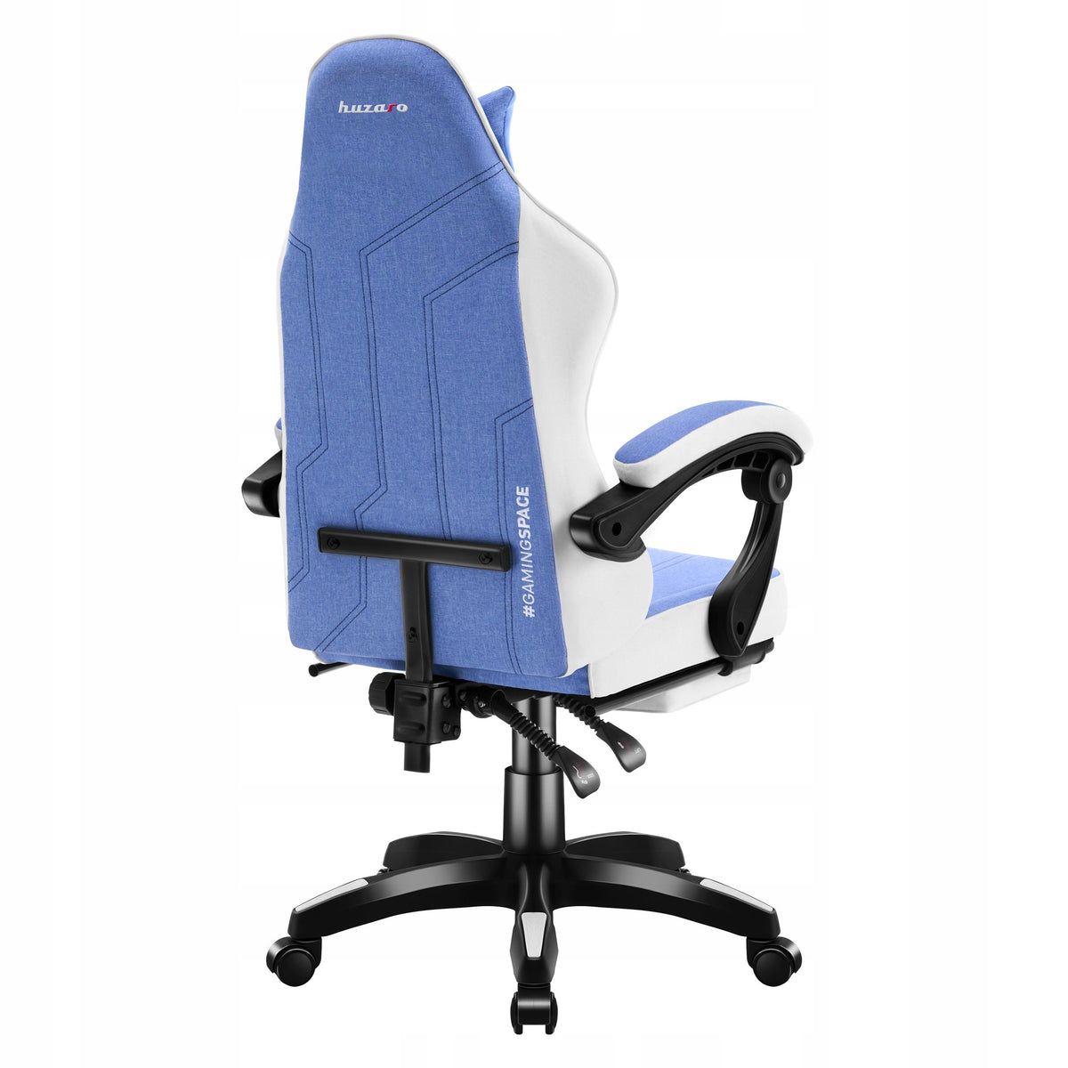 Huzaro Ergonomic chair with office gaming footrest FORCE 3.7 Blue Manufacturer code HZ-FORCE 3.7 BLUE