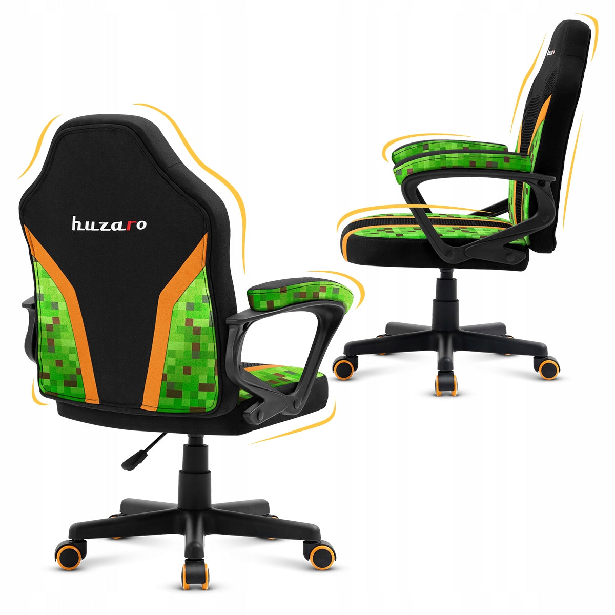 Huzaro Ranger Mesh 1.0 PIXEL SWIVEL GAMING CHAIR for Kids Model Ranger 1.0