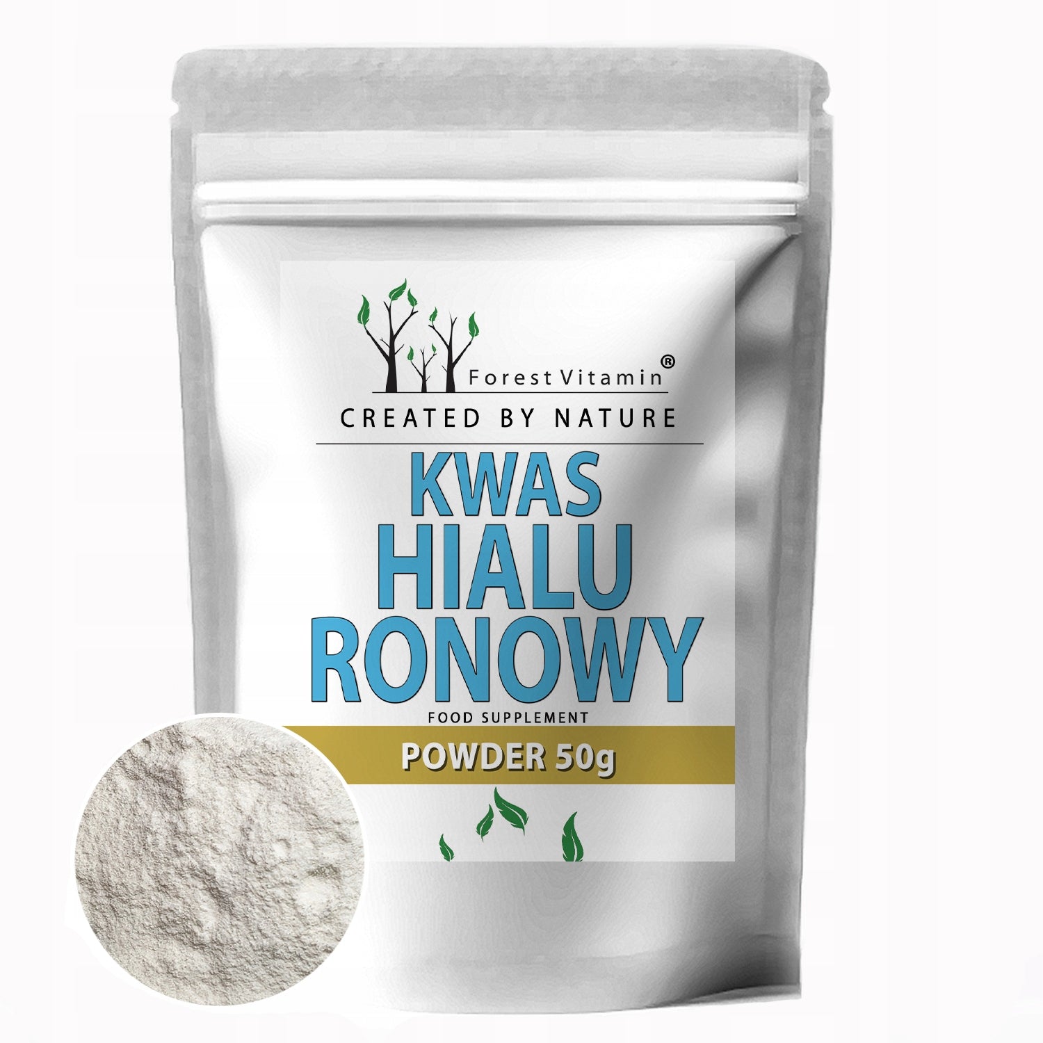 Hyaluronic Acid POWDER 50g HEALTHY JOINTS SKIN BONE WRINKLES