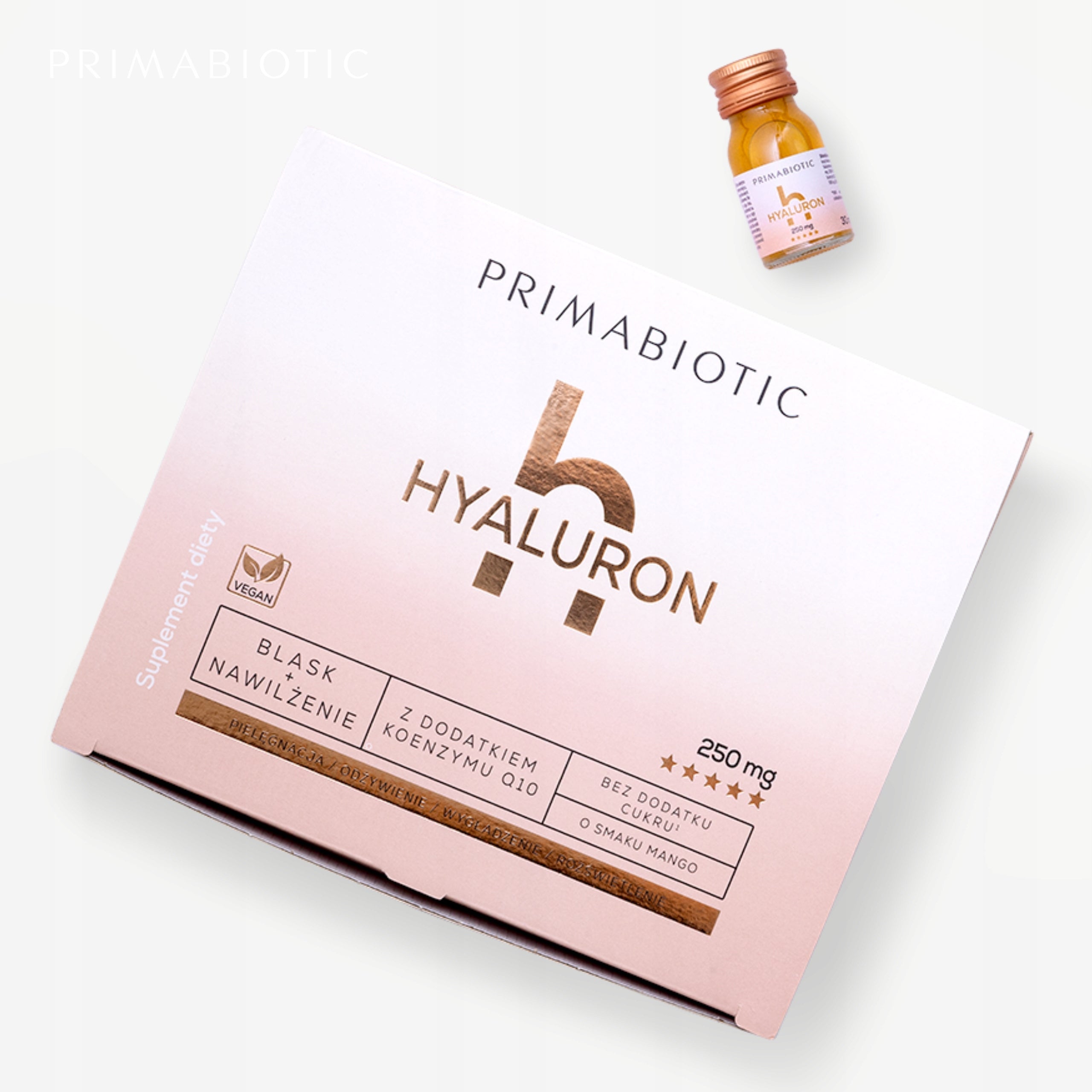 Hyaluronic Acid PRIMABIOTIC HYALURON Coenzyme Q10 VEGE 250 mg 30pcs×30ml Medical device no