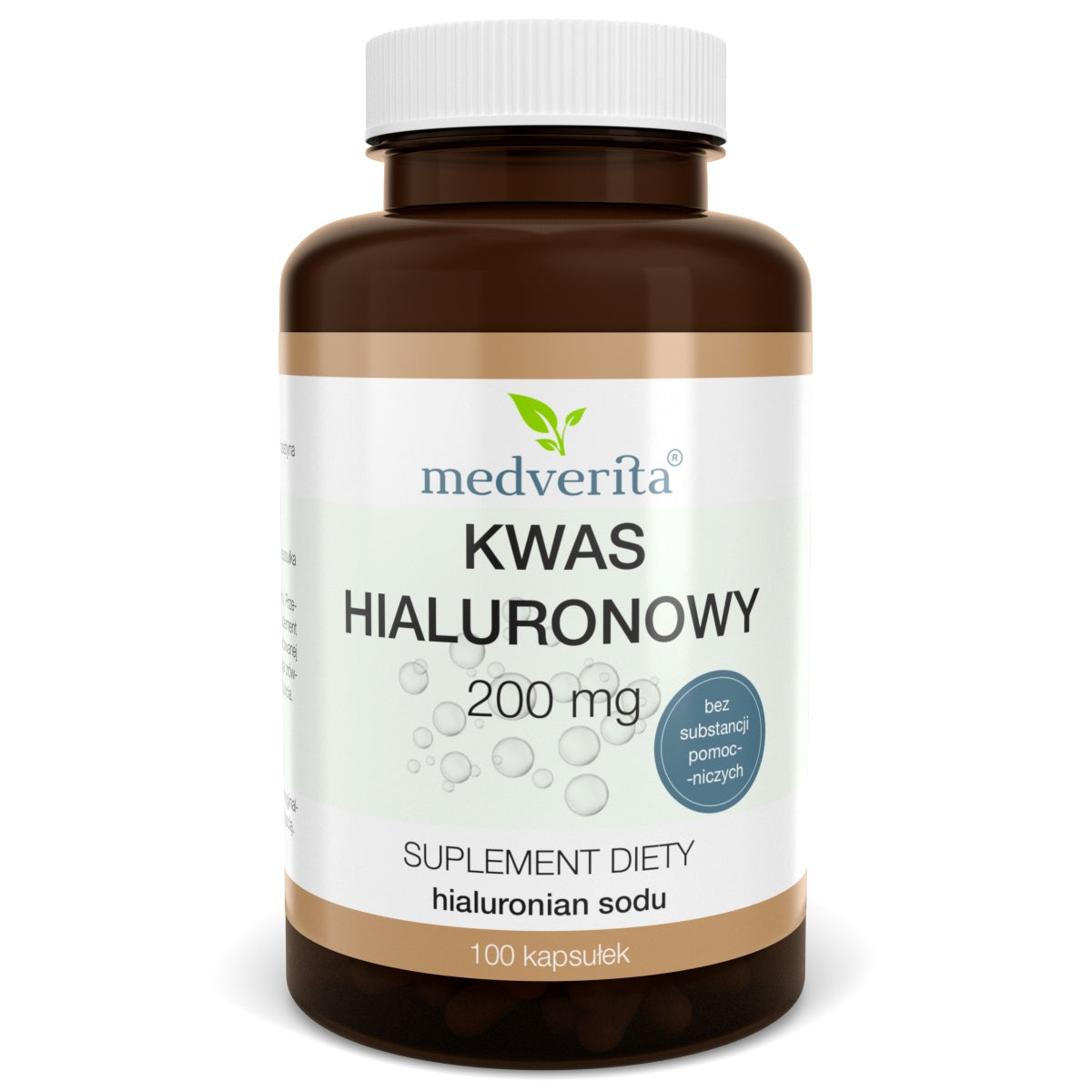 Hyaluronic acid 200 mg 100 capsules Medverita