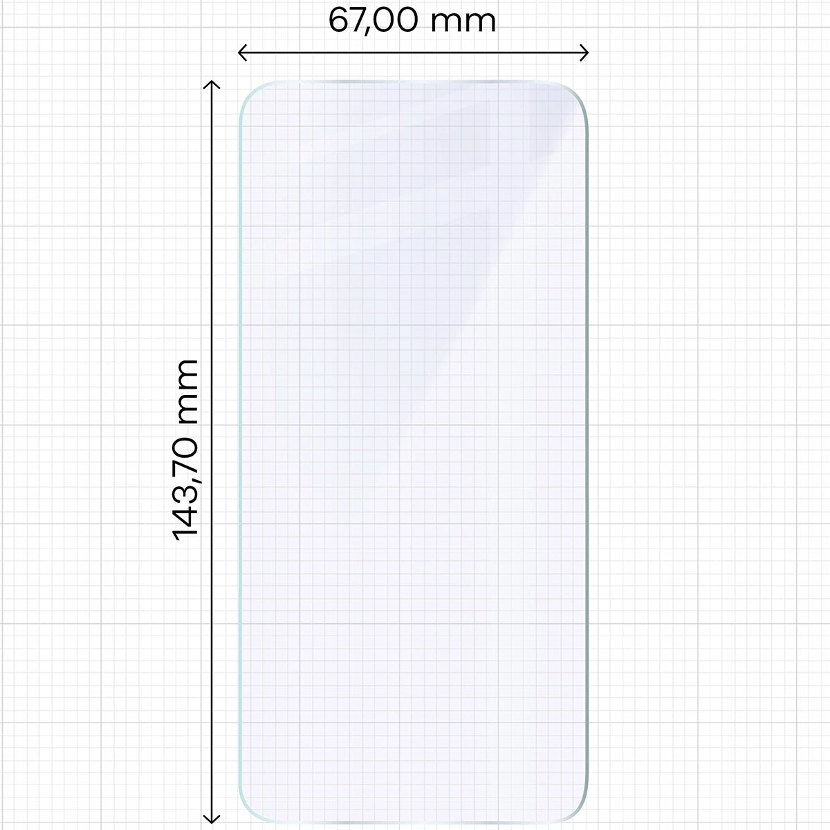 Hybrid glass Bizon for Galaxy S25, fast glass for screen 2 pcs Packaging status original