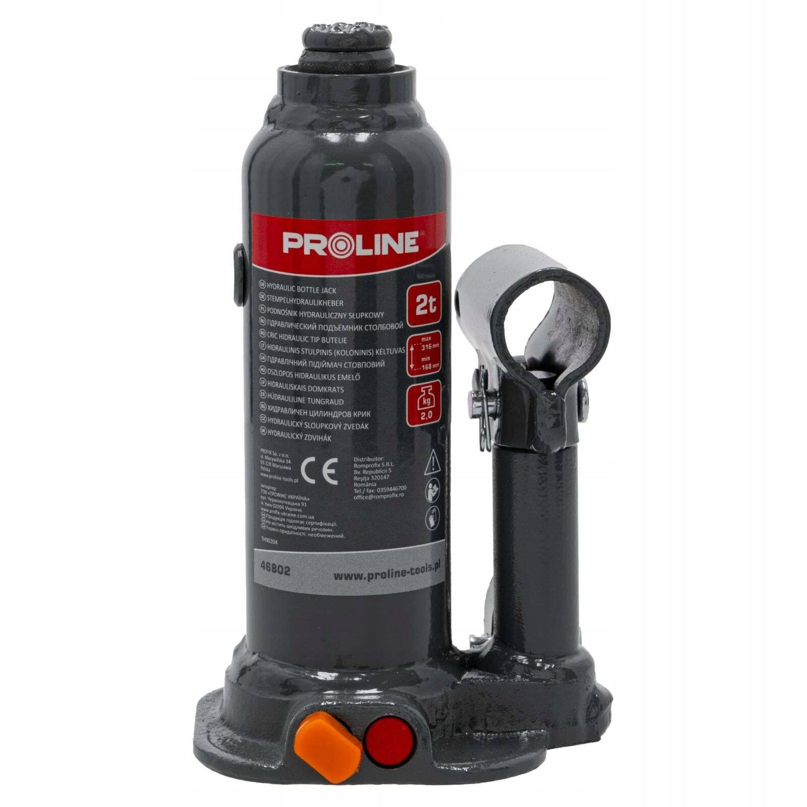 Hydraulic Bollard Lift 2t 181-345mm Proline 46802 Manufacturer code 46802