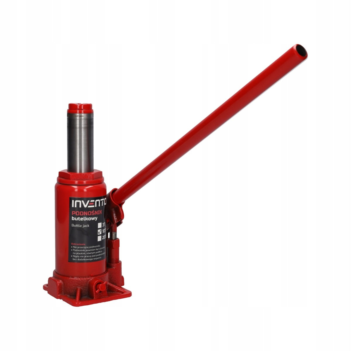 Hydraulic Bollard Lift Bottle 10 Ton Lever INVENTO Brand Invento