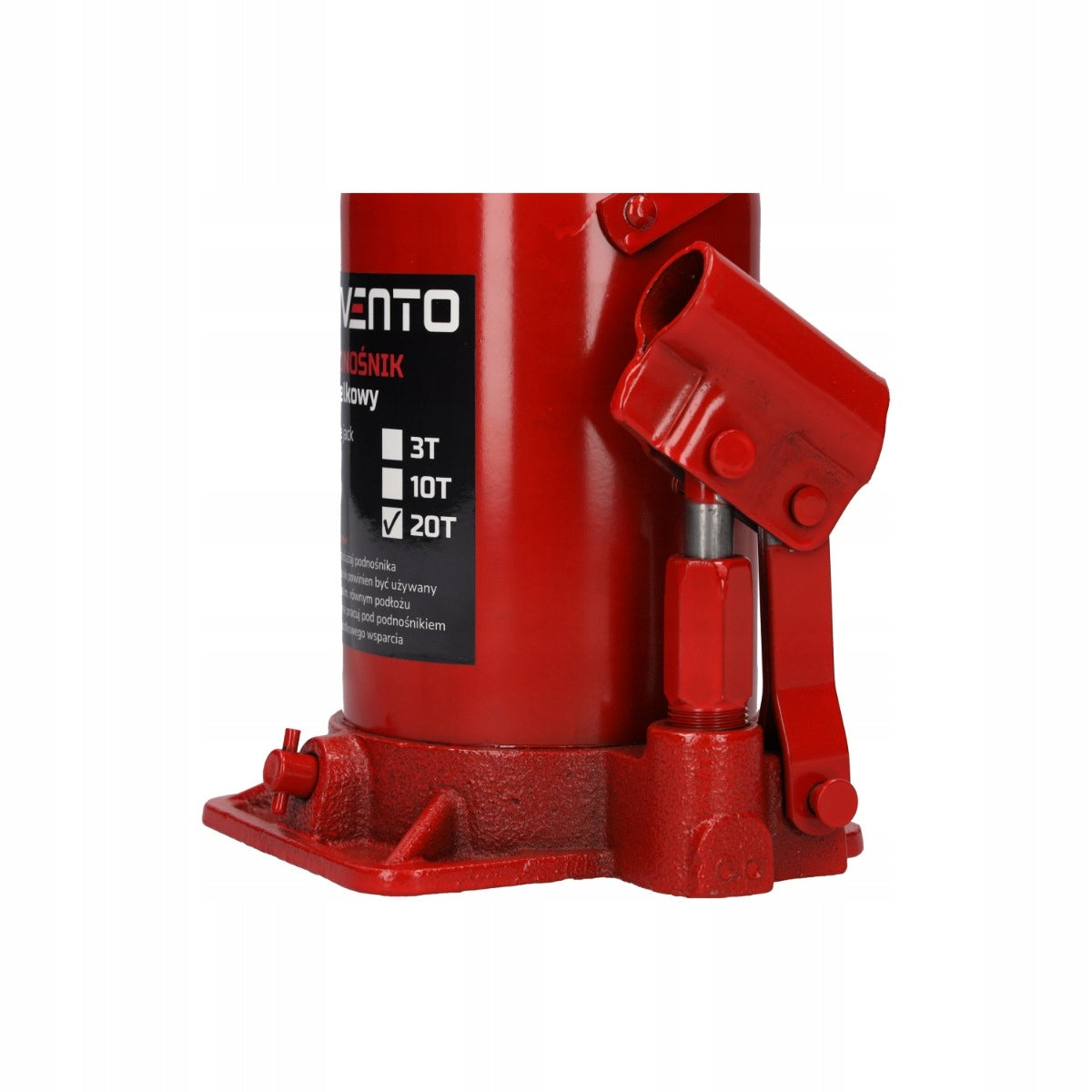 Hydraulic Bollard Lift Bottle 20 Ton Lever INVENTO