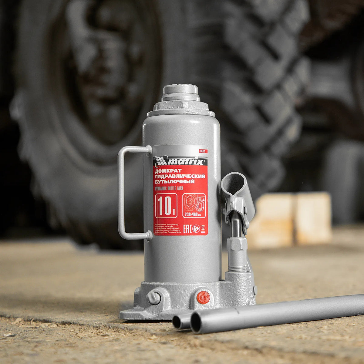 Hydraulic Bollard Lift Car Lever 10 Tons - MTX Maximum lifting height 100 mm