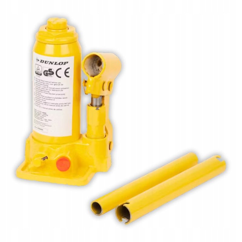 Hydraulic Bottle Lift Lever Load Capacity 2 Tons 158-308 mm DUNLOP Brand Dunlop