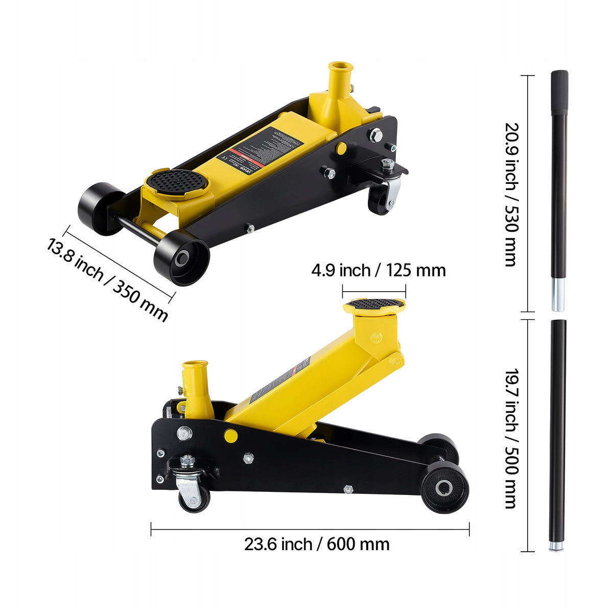 Hydraulic Lift Load Capacity 3T With Single Cylinder And Full Mobiln Minimum lifting height 194 mm