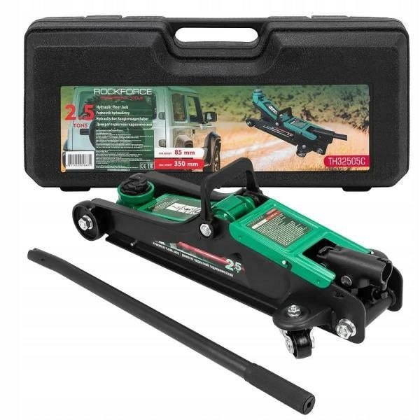 Hydraulic Lift Low Profile Frog 2,5T ROCKFORCE Suitcase