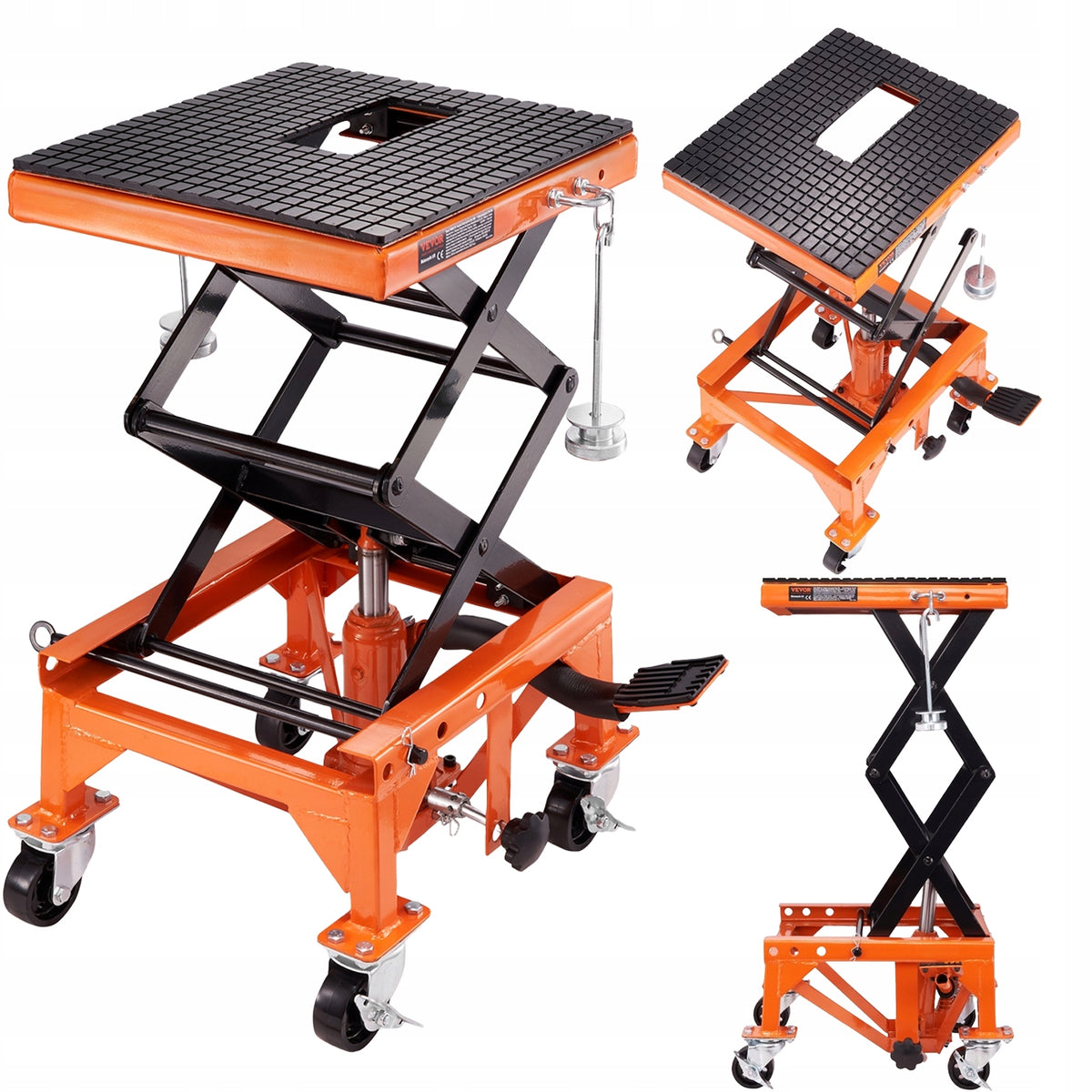 Hydraulic Motorcycle Lift Table 158kg Foot Lift ATV Quads