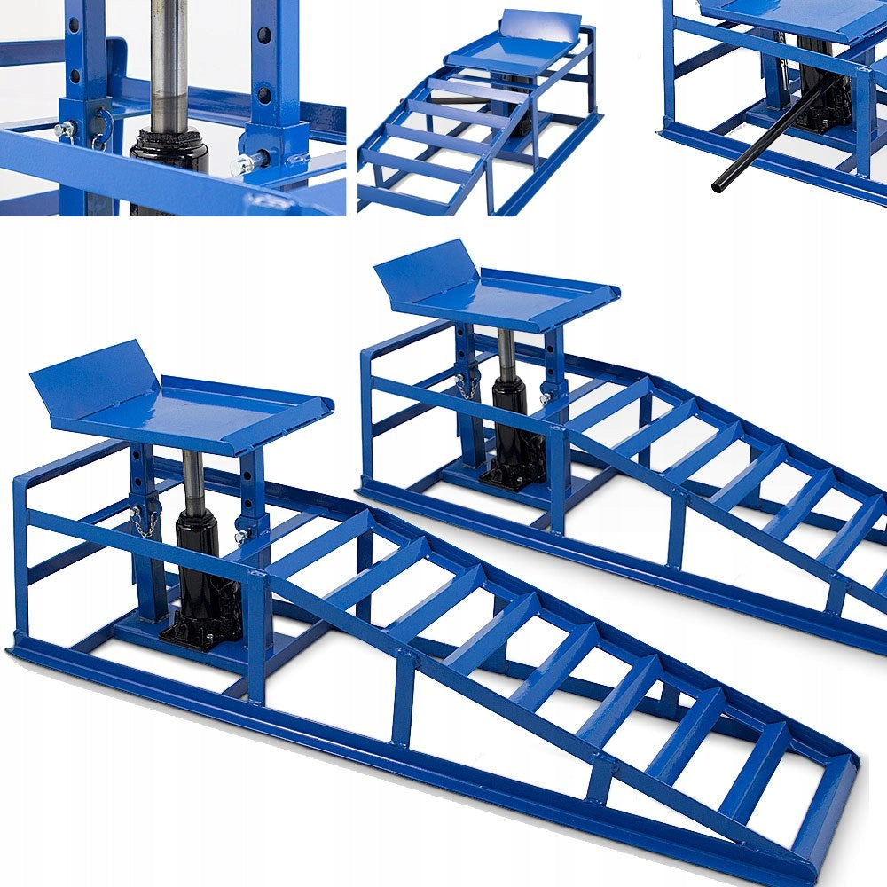 Hydraulic Overrun Ramps with Lift Set of 2 pcs. 2000 kg piece Manufacturer code HD15207